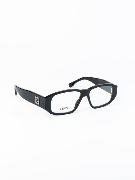 Fendi Women Eyeglasses Rectangular Black FE50115I 001 NEW AUTHENTIC main image 4
